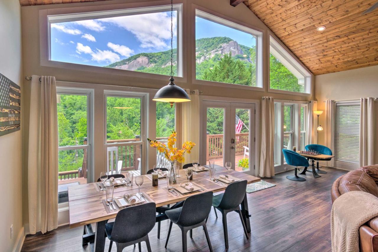 Unique Chimney Rock Cottage With Breathtaking Views Lake Lure Exterior photo