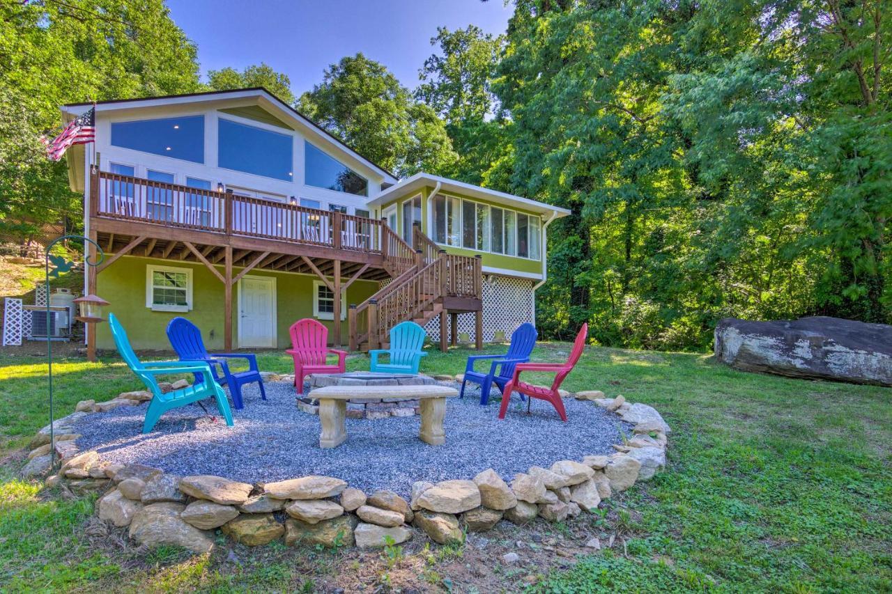 Unique Chimney Rock Cottage With Breathtaking Views Lake Lure Exterior photo