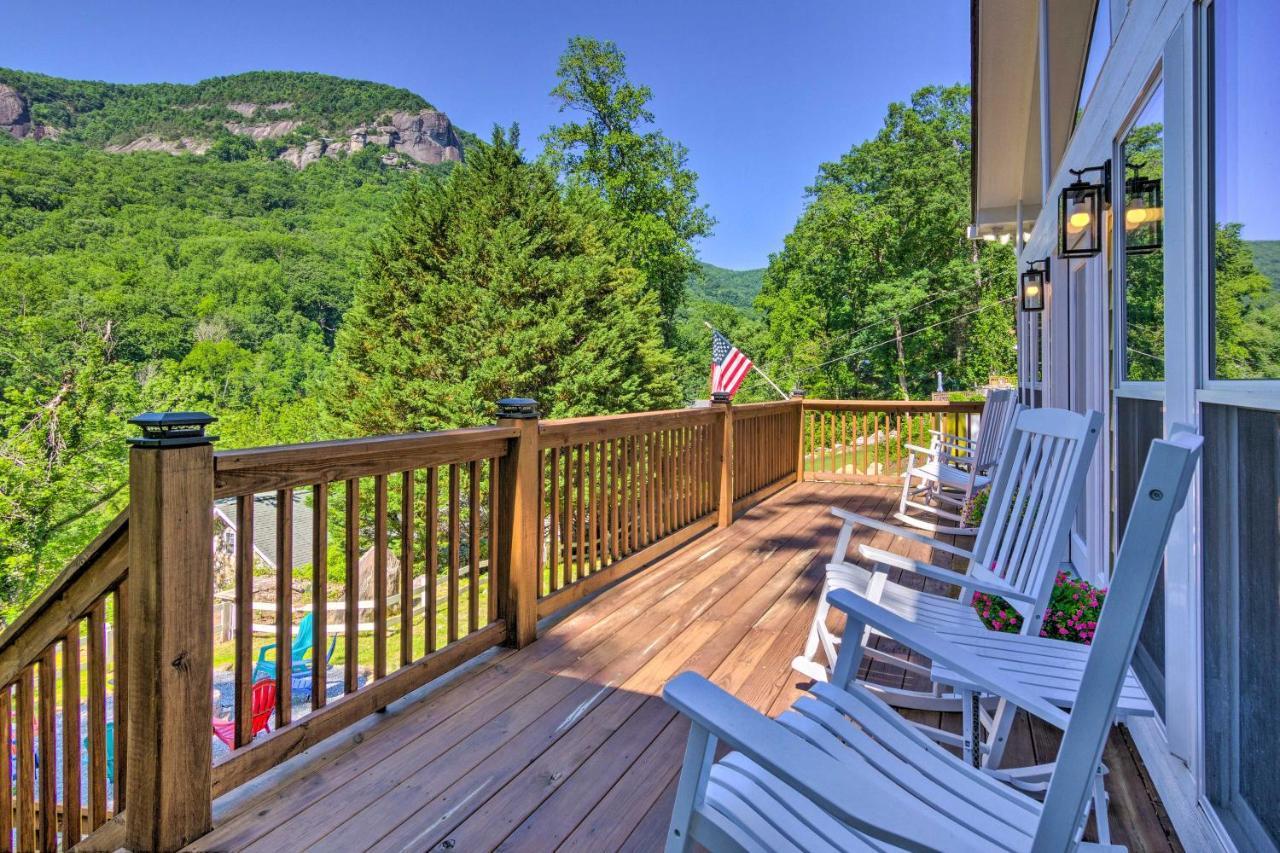 Unique Chimney Rock Cottage With Breathtaking Views Lake Lure Exterior photo