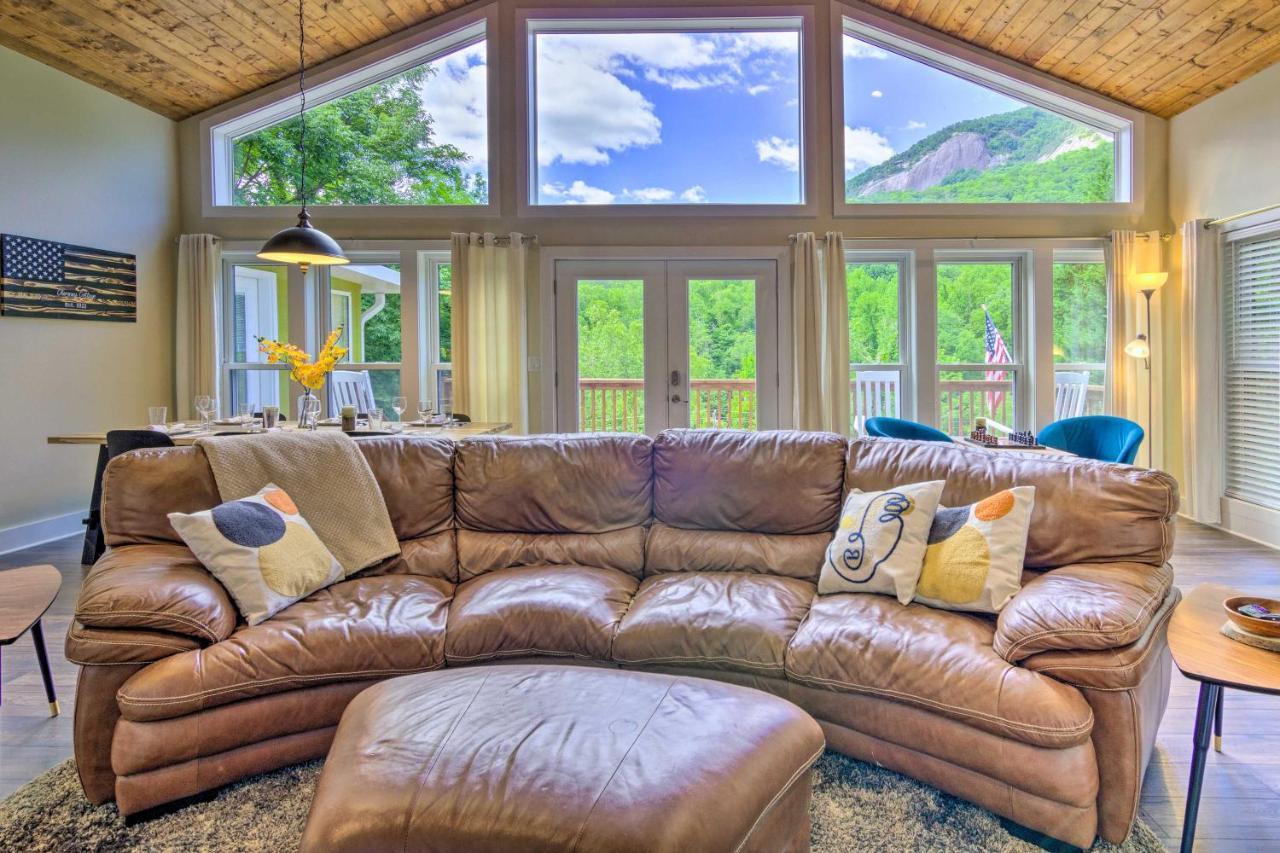 Unique Chimney Rock Cottage With Breathtaking Views Lake Lure Exterior photo